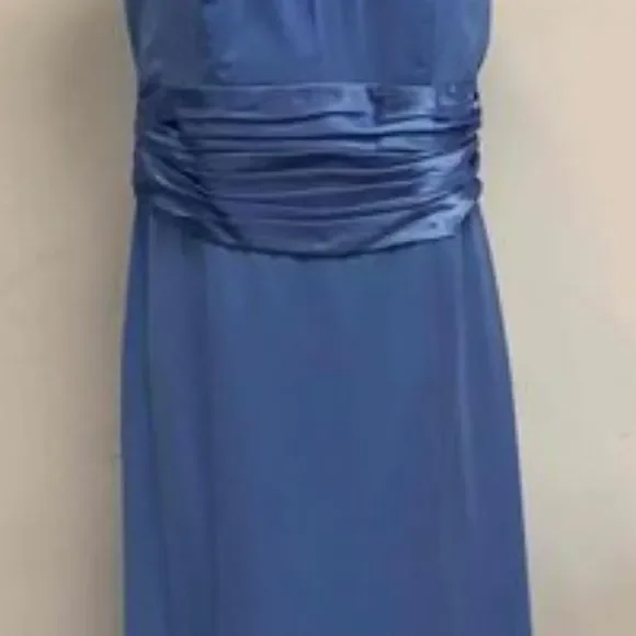 NWT Stunning David's Bridal Women's Blue Dress S12 - Picture 2 of 10